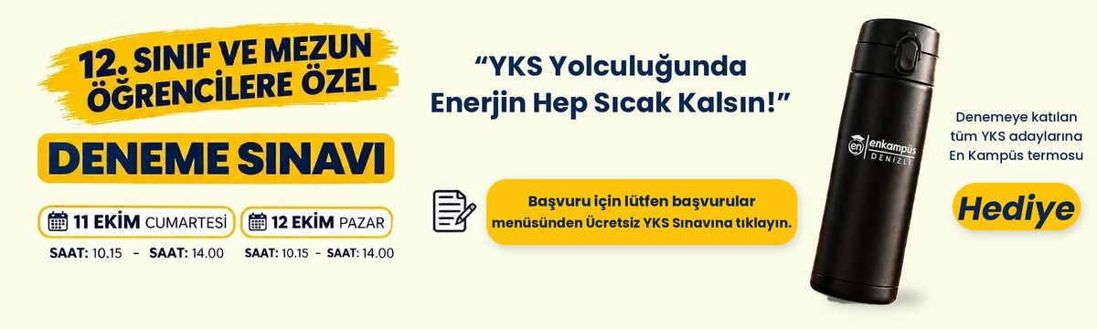 Ücretsiz YKS Deneme Sınavı